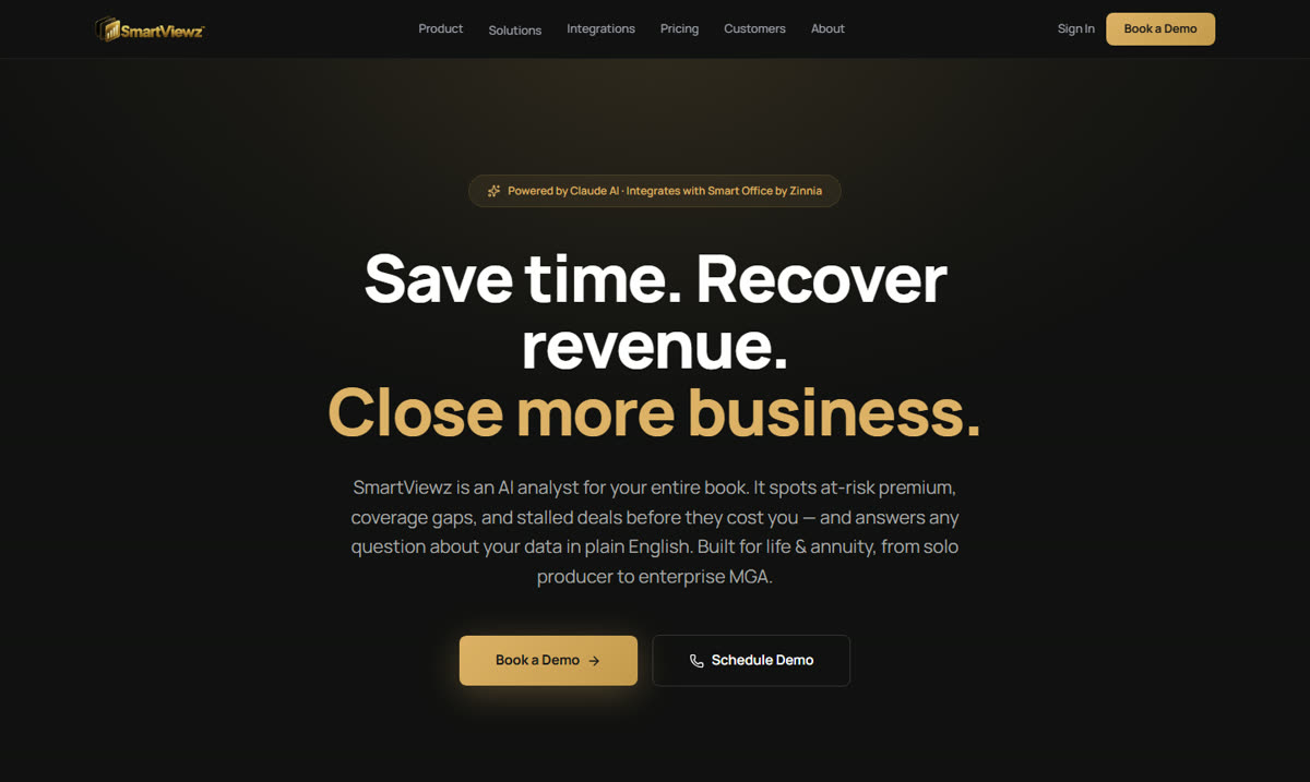 SmartViewz home page